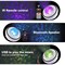 LED Galaxy Starry Projector Ocean Star Sky KTV Party Speaker Strobe Light+Remote